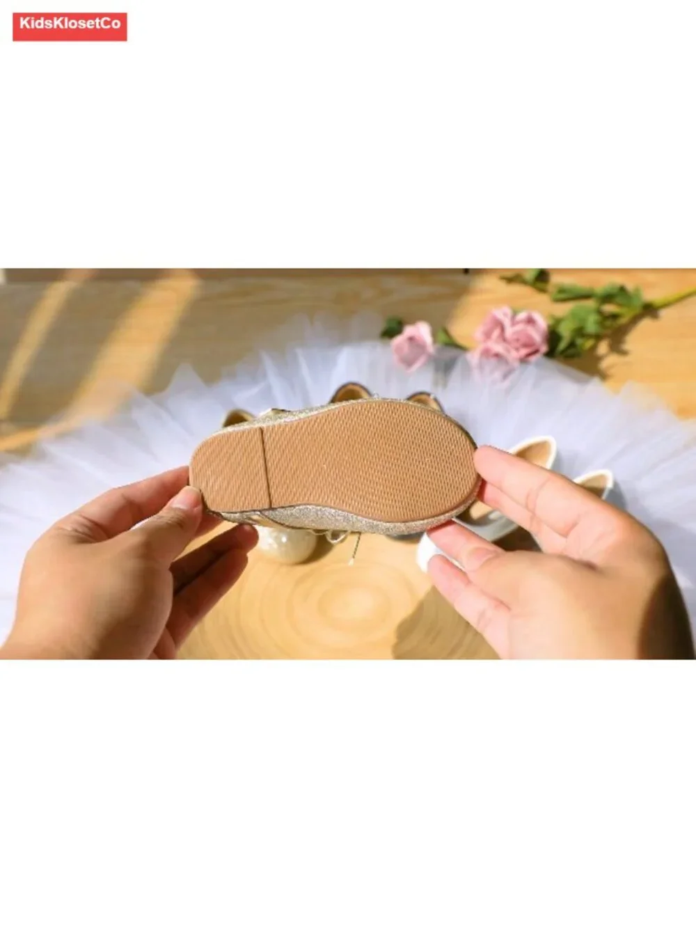 Toddler Girls Flats - Mary Jane Dress Shoes for Wedding Party